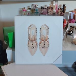 Amanda Greenwood Watercolor Canvas Wall Art 16"X16"